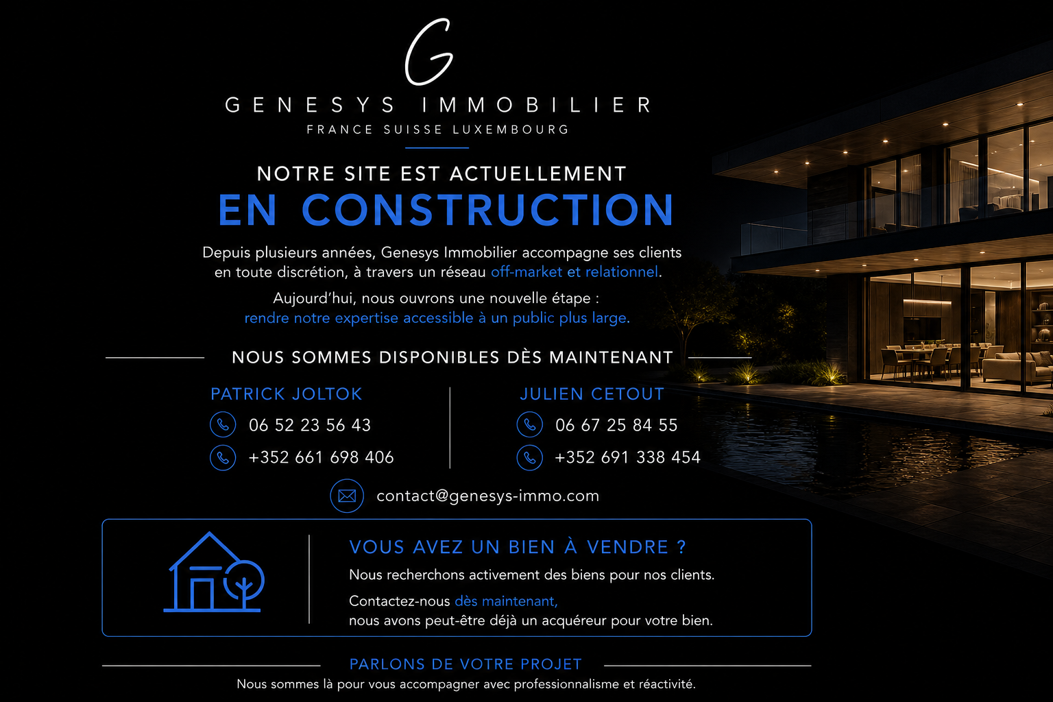 Site en construction